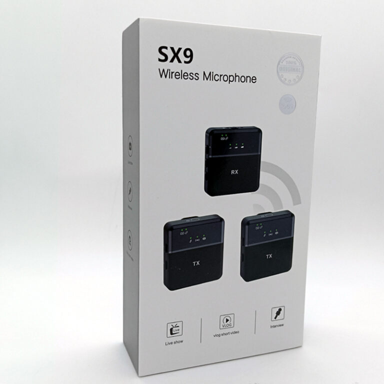 Microfono Dual Solapa Sx9 2 En 1