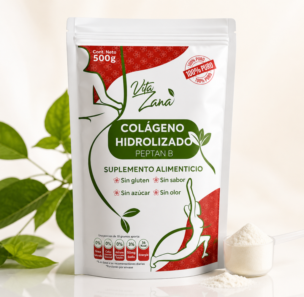 VitaZana Colágeno Hidrolizado 500g Bolsa Individual imagen 1